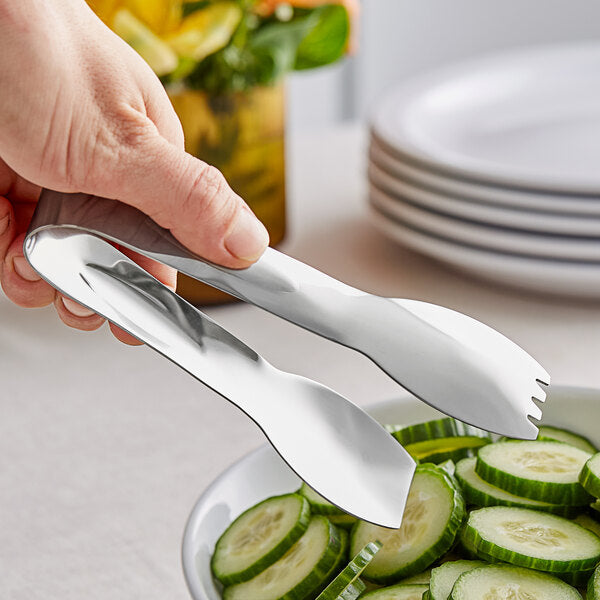 GET BSRIM-09 6" Salad Tongs w/ Mirror Finish – item 375BSRIM09 image 2