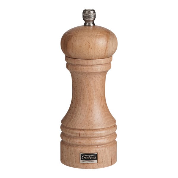 Trudeau by Steelite International 6" Beechwood Pepper Mill – item 5766325T512