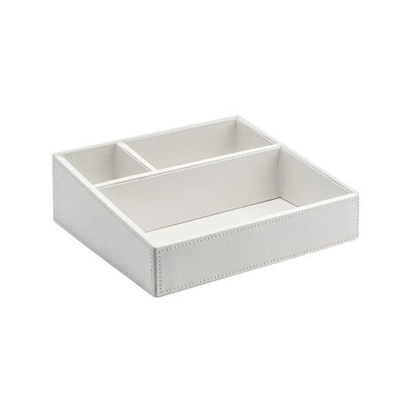 room360 London 8 3/4" x 8 1/4" Faux Condiment Organizer – item 957RAH002WHL11