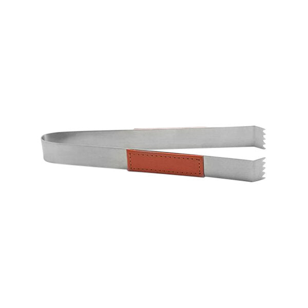 room360 London 7" Ice Tongs w/ Persimmon Faux Leather Handle – item 957BUT021ORS23