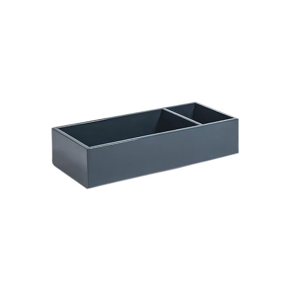room360 New York 9" x 4" Peacock Resin Condiment Organizer – item 957RAH008BLT22