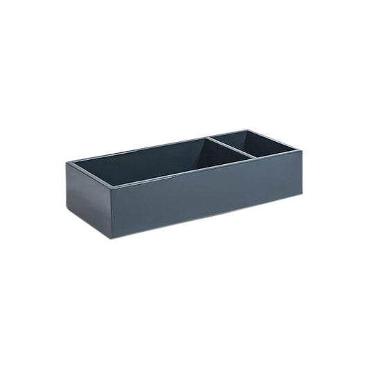 room360 New York 9" x 4" Peacock Resin Condiment Organizer – item 957RAH008BLT22