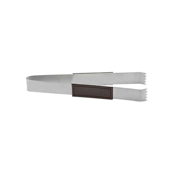 room360 London 7" Ice Tongs w/ Faux Leather Handle – item 957BUT021BRS23