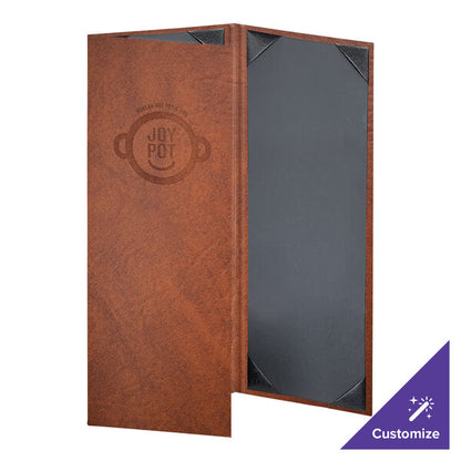 H. Risch, Inc. HAR-3V Harley 4 1/4" x 11" Menu Cover – item 759HAR3V41BU image 2