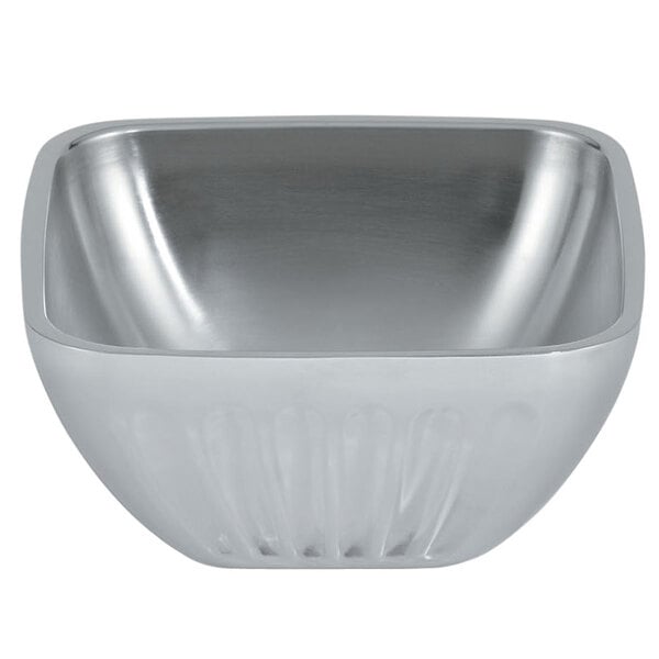 Vollrath 47681 Fluted Double Wall Square 1.8 Serving Bowl – item 92247681 image 2