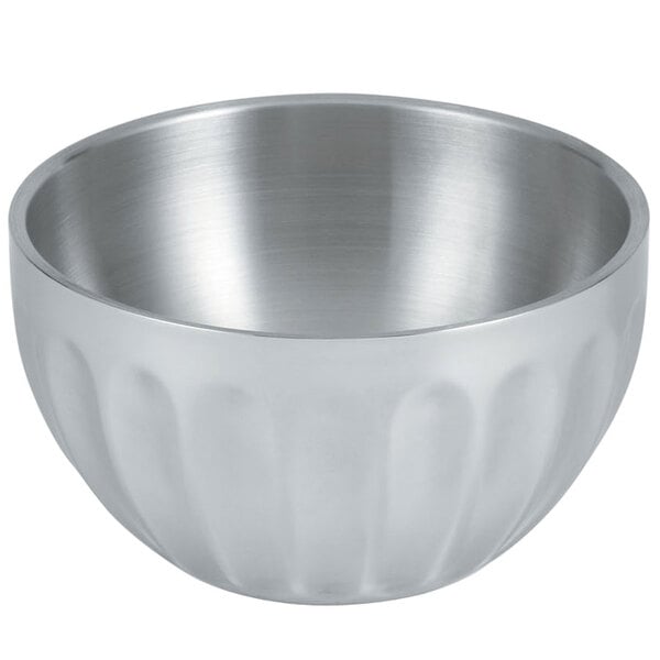 Vollrath 47686 Fluted Double Wall 1.7 Qt. Serving Bowl – item 92247686