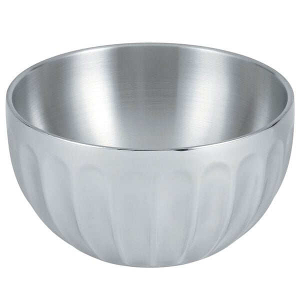Vollrath 47687 Fluted Double Wall 3.4 Qt. Serving Bowl – item 92247687 image 2