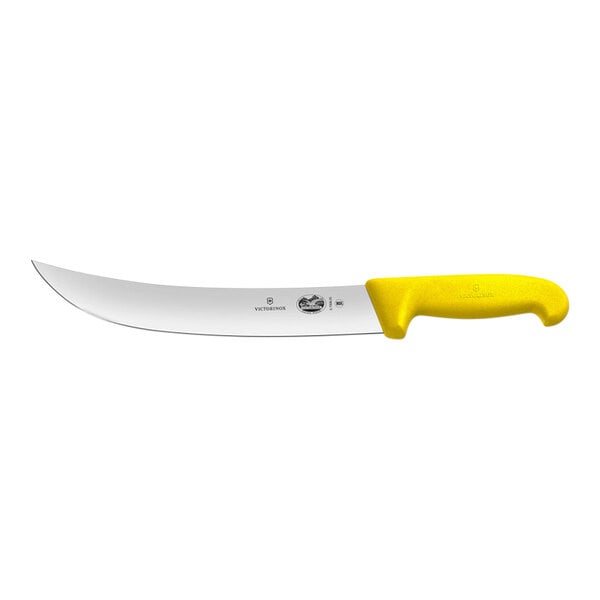 Victorinox Cimeter Knife w/ Yellow Fibrox Handle 5.7308.25 – item 3535730825