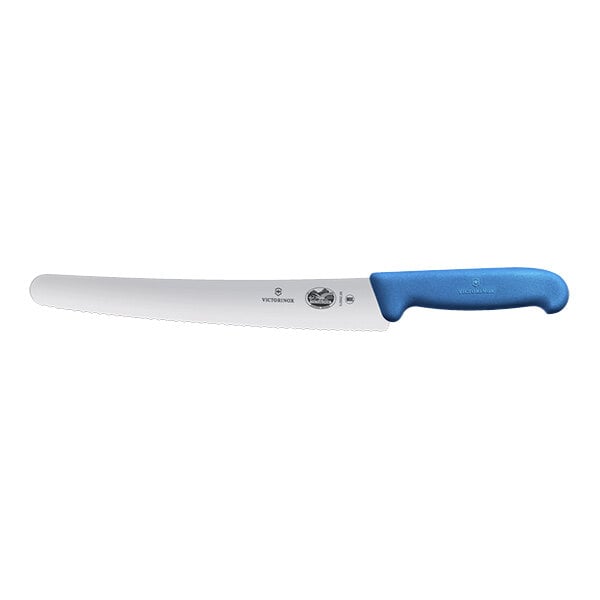 Victorinox 10 Bread Knife w/ Blue Fibrox Handle 5.2932.26 – item 3535293226