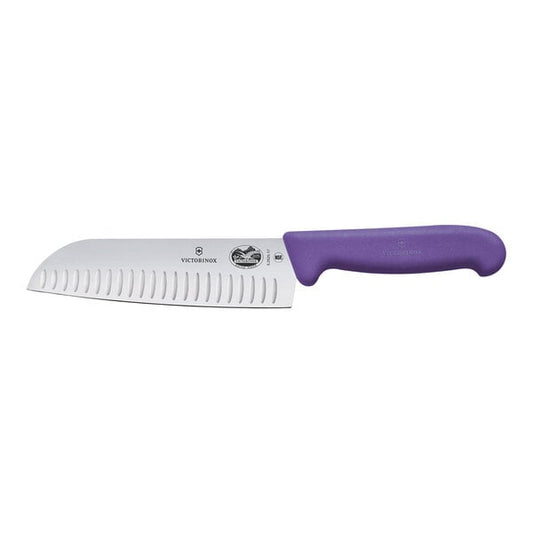 Victorinox Santoku Knife w/ Purple Fibrox Handle 5.2525.17 – item 3535252517