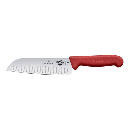 Victorinox 7" Santoku Knife w/ Red Fibrox Handle 5.2521.17 – item 3535252117