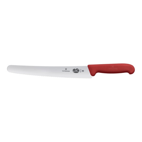 Victorinox 10 Bread Knife w/ Red Fibrox Handle 5.2931.26 – item 3535293126