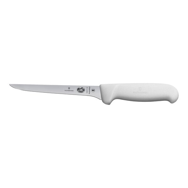 Victorinox 6" Boning Knife w/ White Fibrox Handle 5.6417.15 – item 3535641715