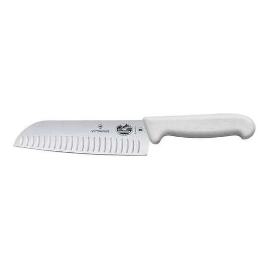 Victorinox Santoku Knife w/ White Fibrox Handle 5.2527.17 – item 3535252717