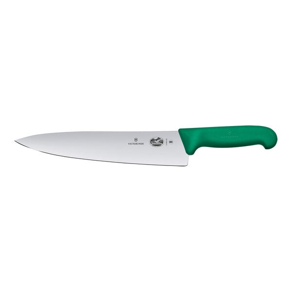 Victorinox 10" Chef Knife w/ Green Fibrox Handle 5.2004.25 – item 3535200425