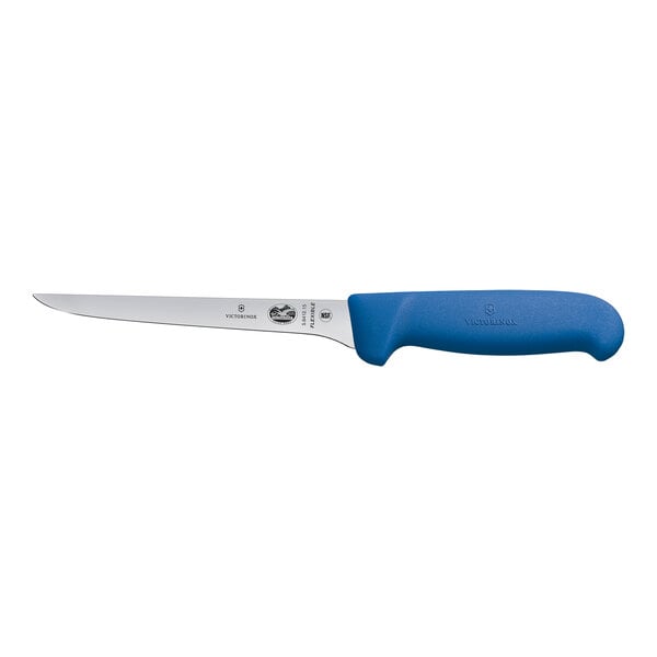Victorinox 6" Boning Knife w/ Blue Fibrox Handle 5.6412.15 – item 3535641215
