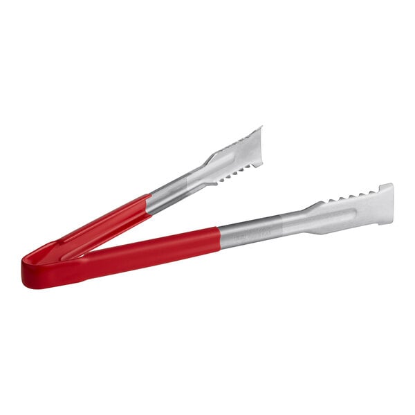 Fourte 12" Coated Handle Grill Grip Tongs – item 483CGRT12RD