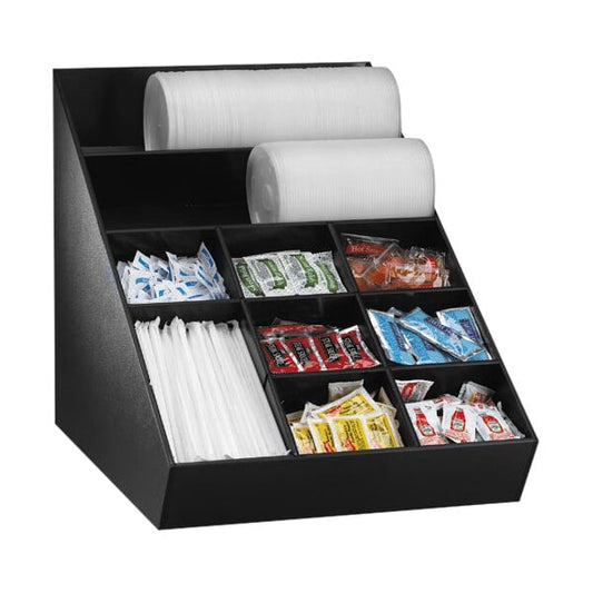 Dispense-Rite Polystyrene Wide Condiment Organizer WLO-1B – item 679WLO1B
