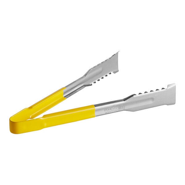 Fourte 9 1/2" Coated Handle Grill Grip Tongs – item 483CGRT9YL