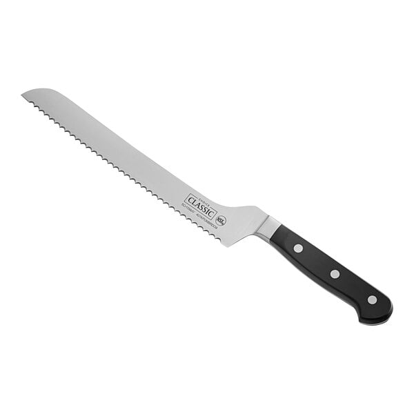 Choice Classic 9" Serrated Offset Bread Knife w/ POM Handle – item 407KPOMBRDO9