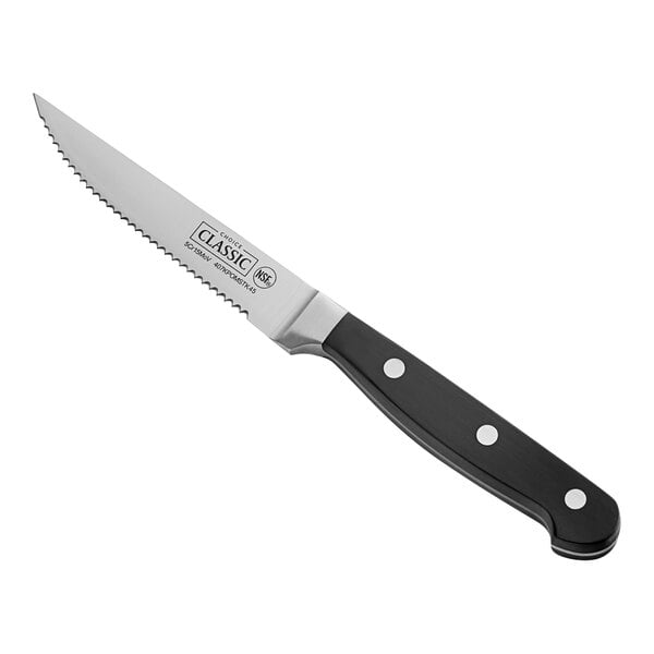 Choice Classic 4 1/2" Steak Knife w/ POM Handle – item 407KPOMSTK45