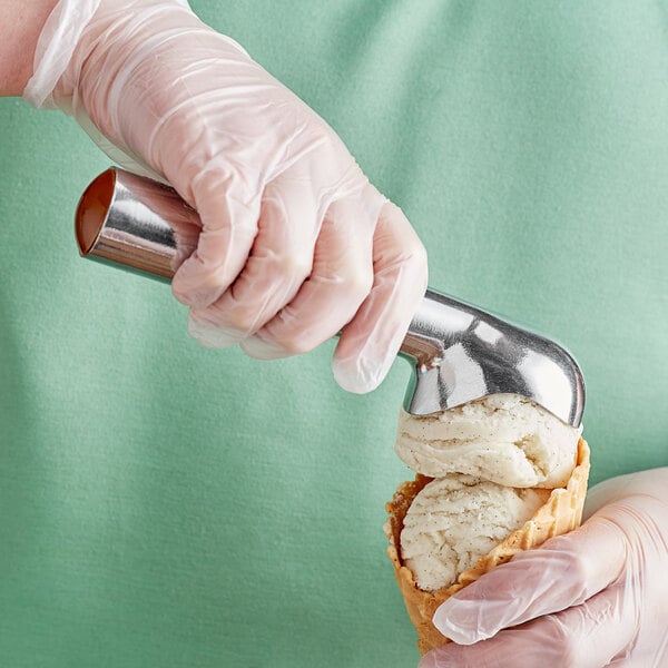 Choice #20 Aluminum Gold Ice Cream Dipper – item 407IDA20 image 2