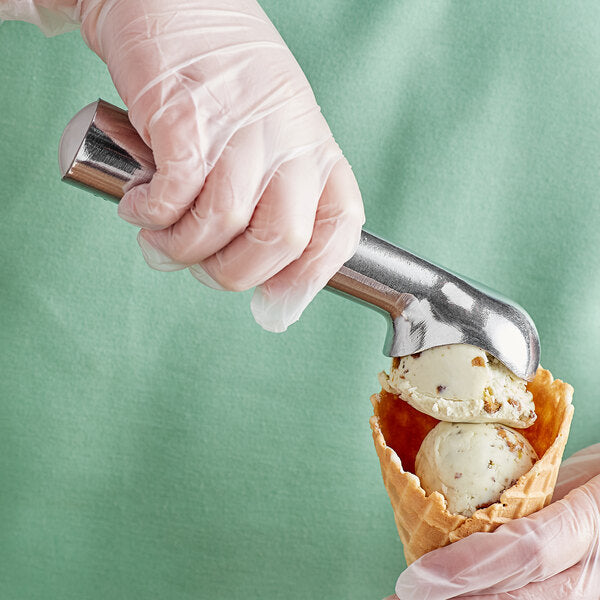 Choice #24 Aluminum Silver Ice Cream Dipper – item 407IDA24 image 2