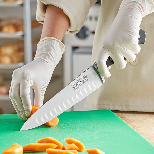 Choice Classic 8" Granton Edge Chef Knife w/ POM Handle – item 407KPOMCHFG8 image 2