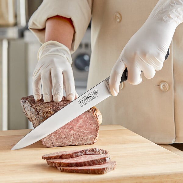 Choice Classic 8" Smooth Edge Carving Knife w/ POM Handle – item 407KPOMSLC8 image 2