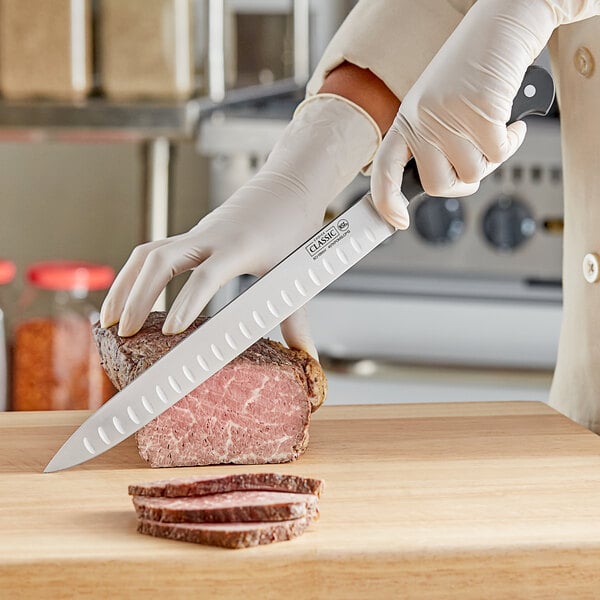 Choice Classic 10" Granton Edge Pointed Knife w/ POM Handle – item 407KPOMSLCP10 image 2
