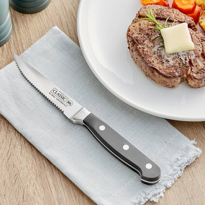 Choice Classic 4 1/2" Steak Knife w/ POM Handle – item 407KPOMSTK45 image 2