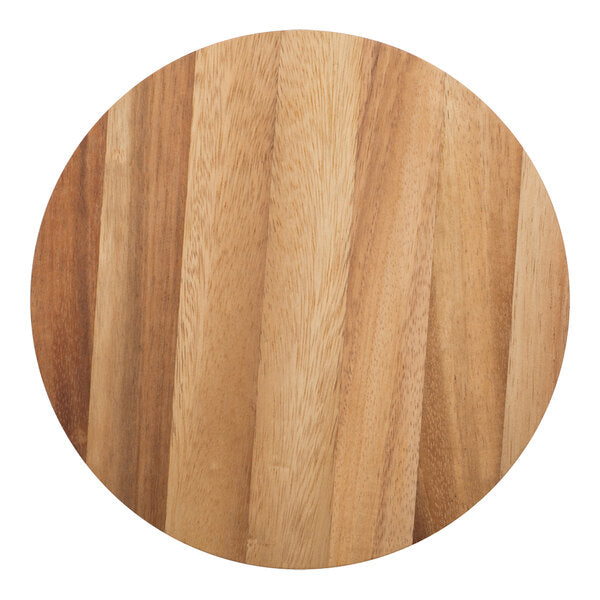 Ironwood 9" x 1/2" Acacia Wood Round Serving Board – item 71428445