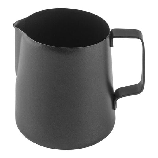 Tablecraft 18 oz. Black Stainless Frothing Pitcher – item 80812061