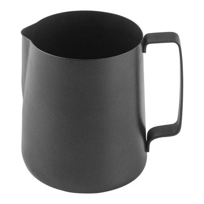 Tablecraft 24 oz. Black Stainless Frothing Pitcher – item 80812062