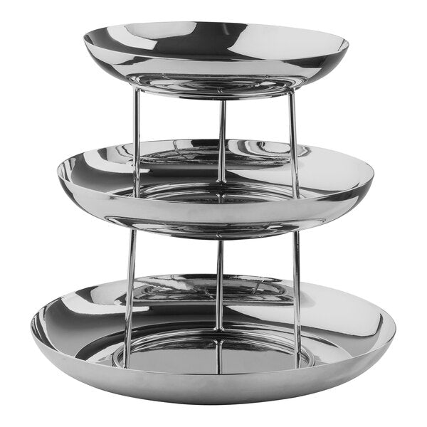 Tablecraft 12 3/4" 3-Tier Seafood Tower Serving Tray – item 80812036