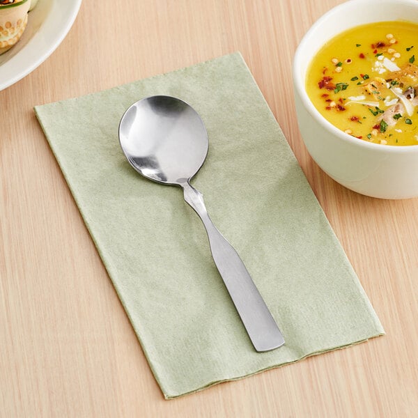 Choice Delmont 6 1/4" Medium Bouillon Spoon – item 267280002D image 2