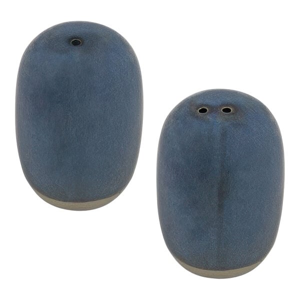 FOH Artefact 3 oz. Indigo Salt & Pepper Shaker – item 957TSP15BL22