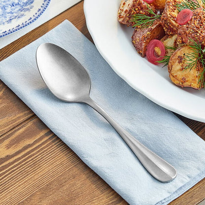 Acopa Josette 8 1/8" Distressed Tablespoon / Serving Spoon – item 267820810 image 2