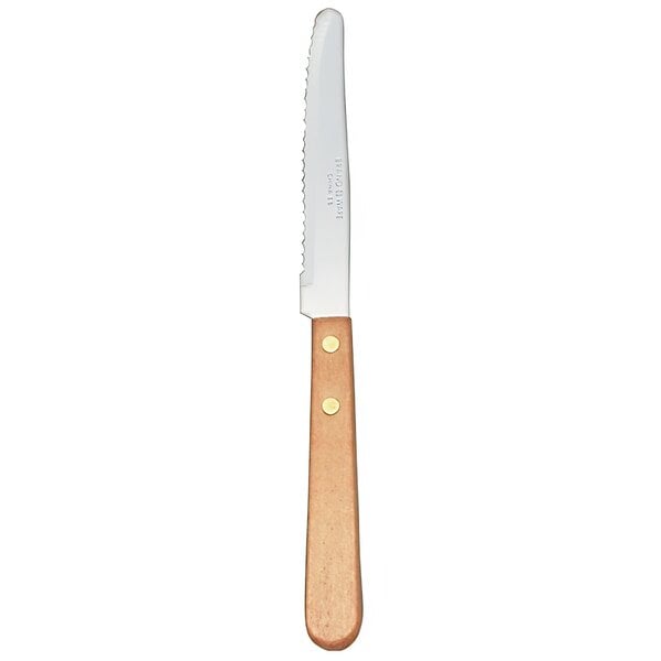 Libbey 200 1702 8 1/2" Steak Knife w/ Wood Handle – item 9592001702