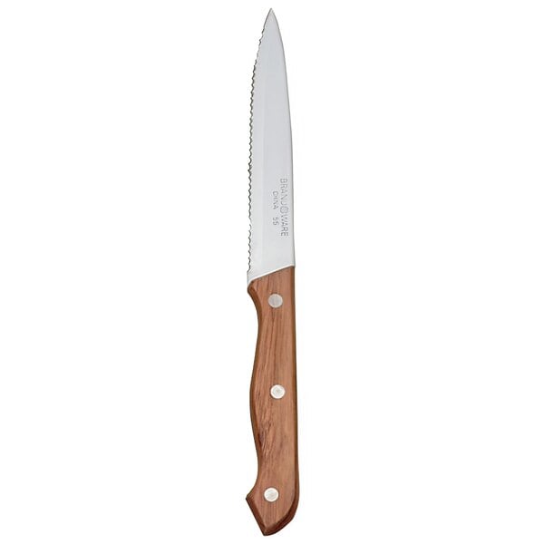 Libbey 200 1632 9 1/4" Steak Knife w/ Wood Handle – item 9592001632