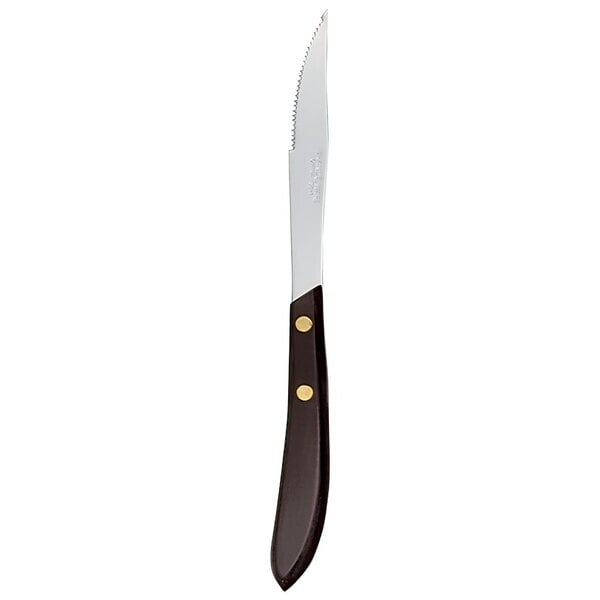 Libbey 201 2762 Pistol Grip Steak Knife w/ Black POM Handle – item 9592012762