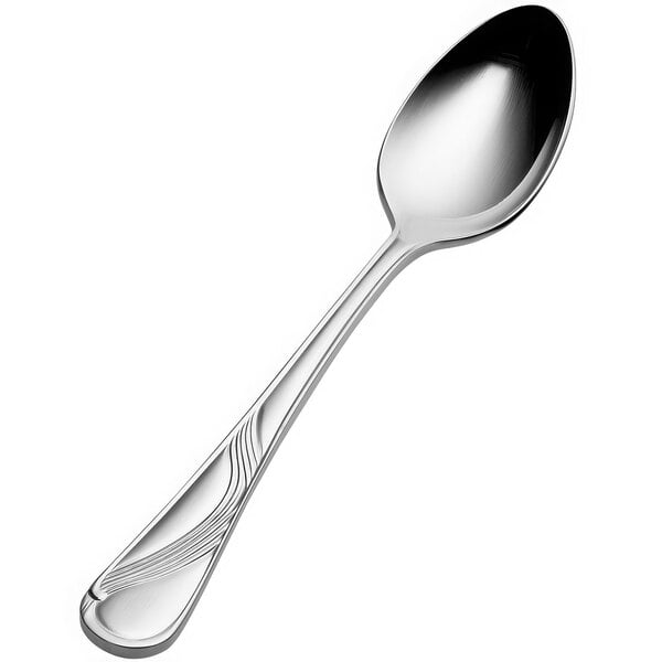 Bon Chef S2216 Wave 4 15/16" Demitasse Spoon – item 201S2216