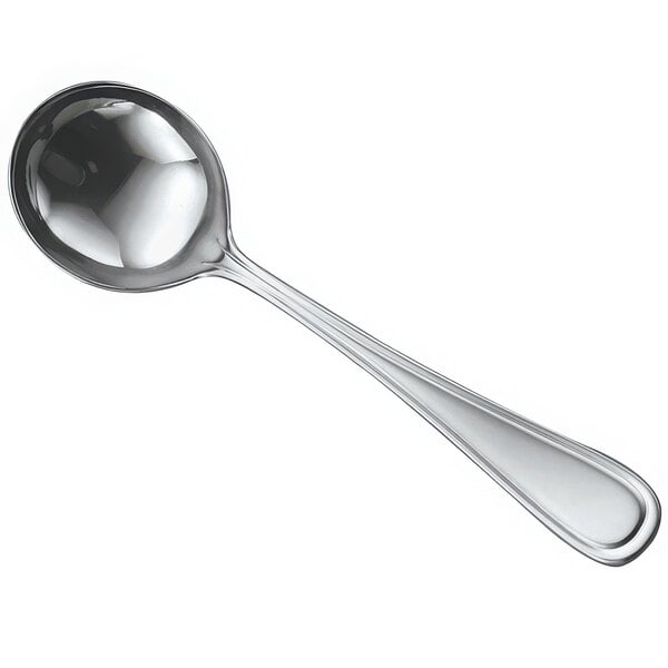 Oneida New Rim II B914SRBF 6 3/4" Round Bowl Soup Spoon – item 356B914SRBF