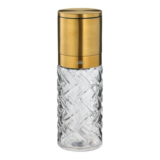 3 FinishesCilio Cristallo 6 11/16" Gold Finish Pepper Mill – item 548C613551