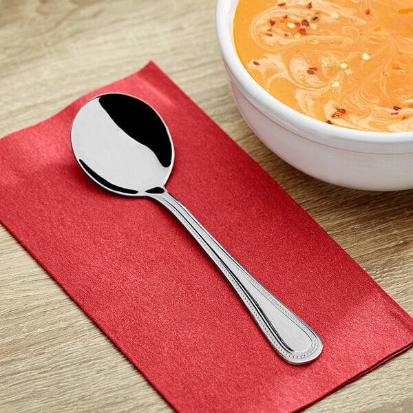 Choice Milton 6 3/8" Medium Bouillon Spoon – item 267270002M image 2