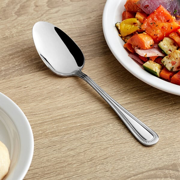 Choice Milton 8" Medium Tablespoon / Serving Spoon – item 267270010M image 2