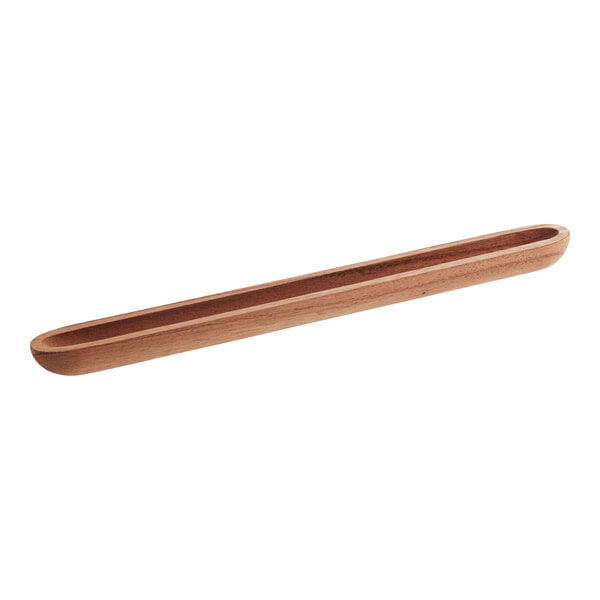 Ironwood Gourmet 16" Acacia Wood Olive Server Cutting Board – item 71428205 image 2