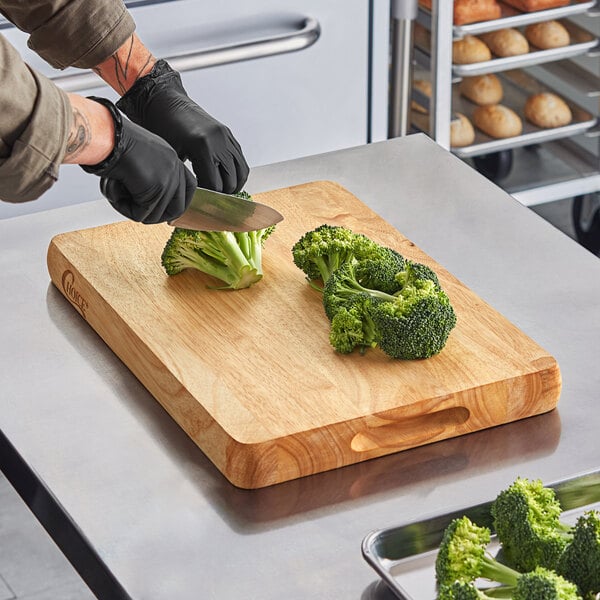 Choice 20" x 15" x 1 3/4" Cutting Board w/ Rounded Edges – item 407WRCB2015 image 2
