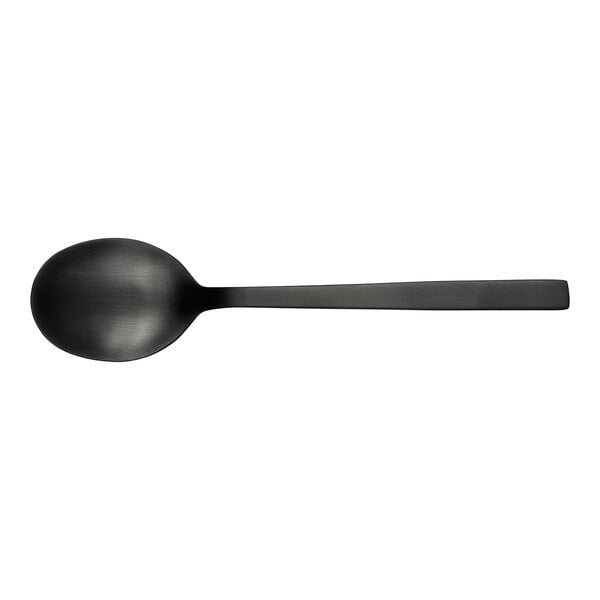 Libbey Elexa Satin Noir 7" Heavy Bouillon Spoon – item 959863016