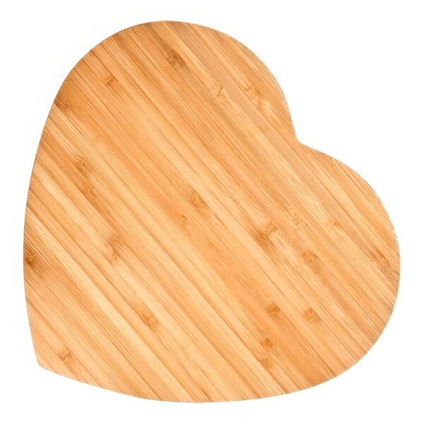 Franmara 12 1/2" x 11 1/2" Heart-Shaped Bamboo Cutting Board – item 2081059